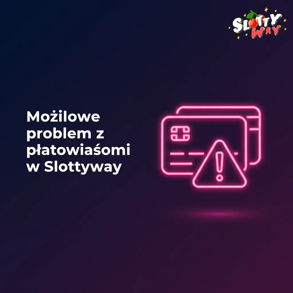 Infografika: możliwe problemy z płatnościami w Slottyway i rozwiązania (bank, limity, oczekiwanie, KYC, sieci krypto)