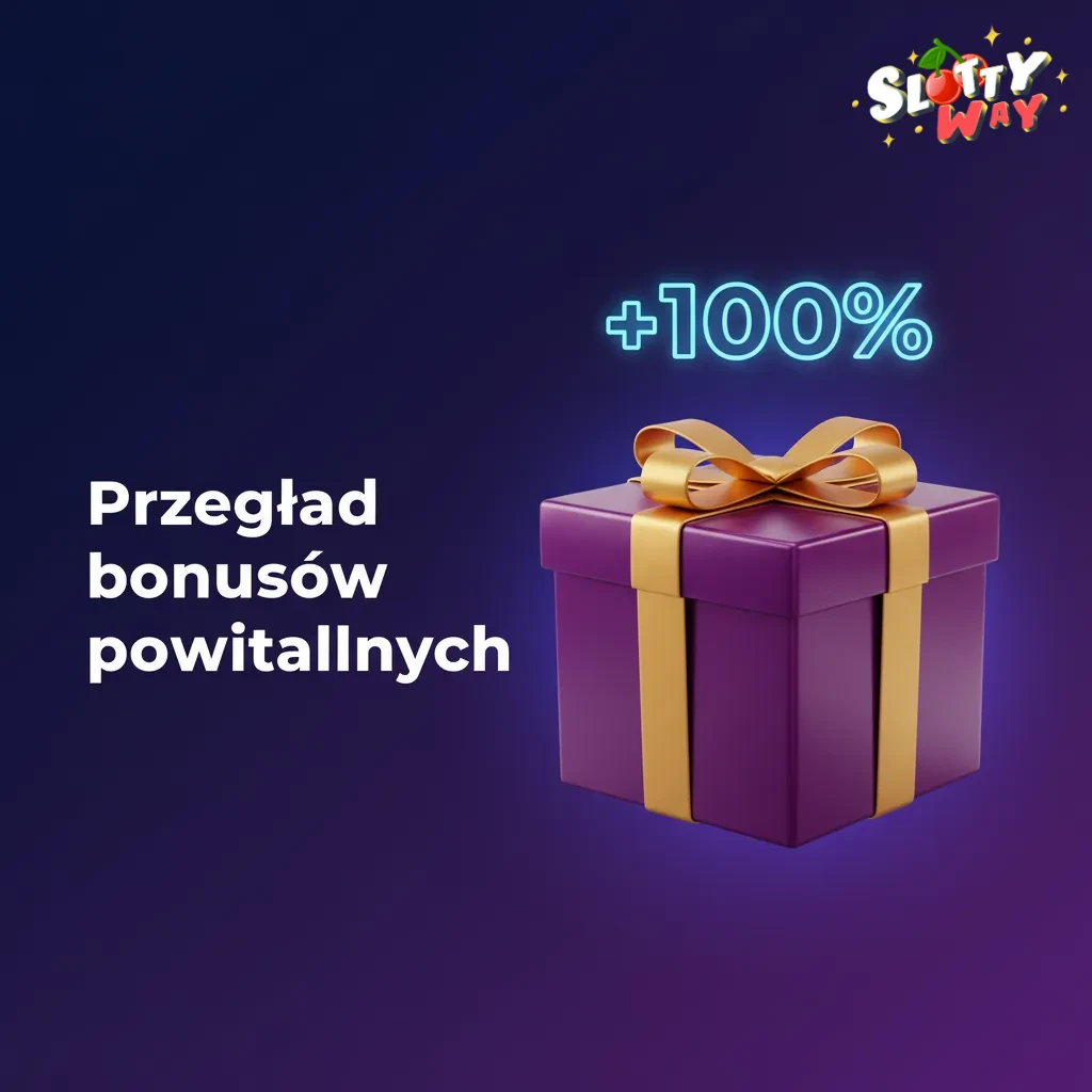 Tabela bonusów powitalnych Slottyway: 200% do 2 000 PLN, 50 FS, zakład bez ryzyka do 100 PLN; warunki obrotu i min. wpłata.